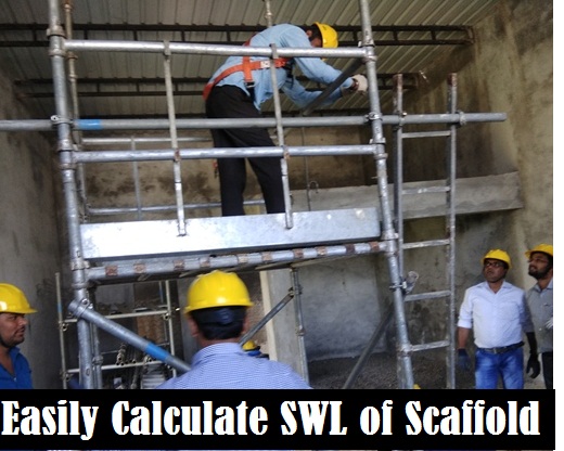 Safe Working Load or SWL of Scaffold in Hindi