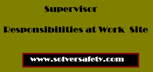 Supervisor Responsibilities II सुपरवाइजर की ज़िम्मेदारी