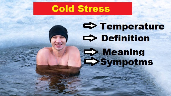 Cold Stress Definition, Meaning in Hindi